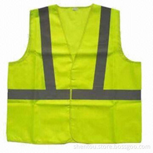 Reflective Safety Workwear, Made of Knitted Fabrics, with Reflective Tapes, OEM Orders are Accepted
